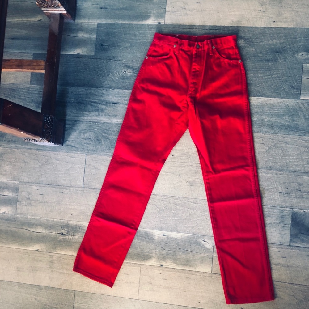 Red Wrangler Jeans